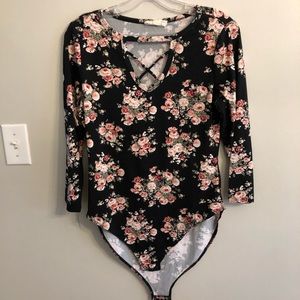 Long sleeve body suit